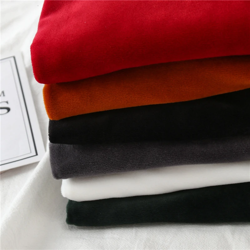 

RICORIT Thicken Sweater Women Velvet Casual Soft Sweaters Female Winter Warmer Turtleneck Solid Long Sleeve Pullovers