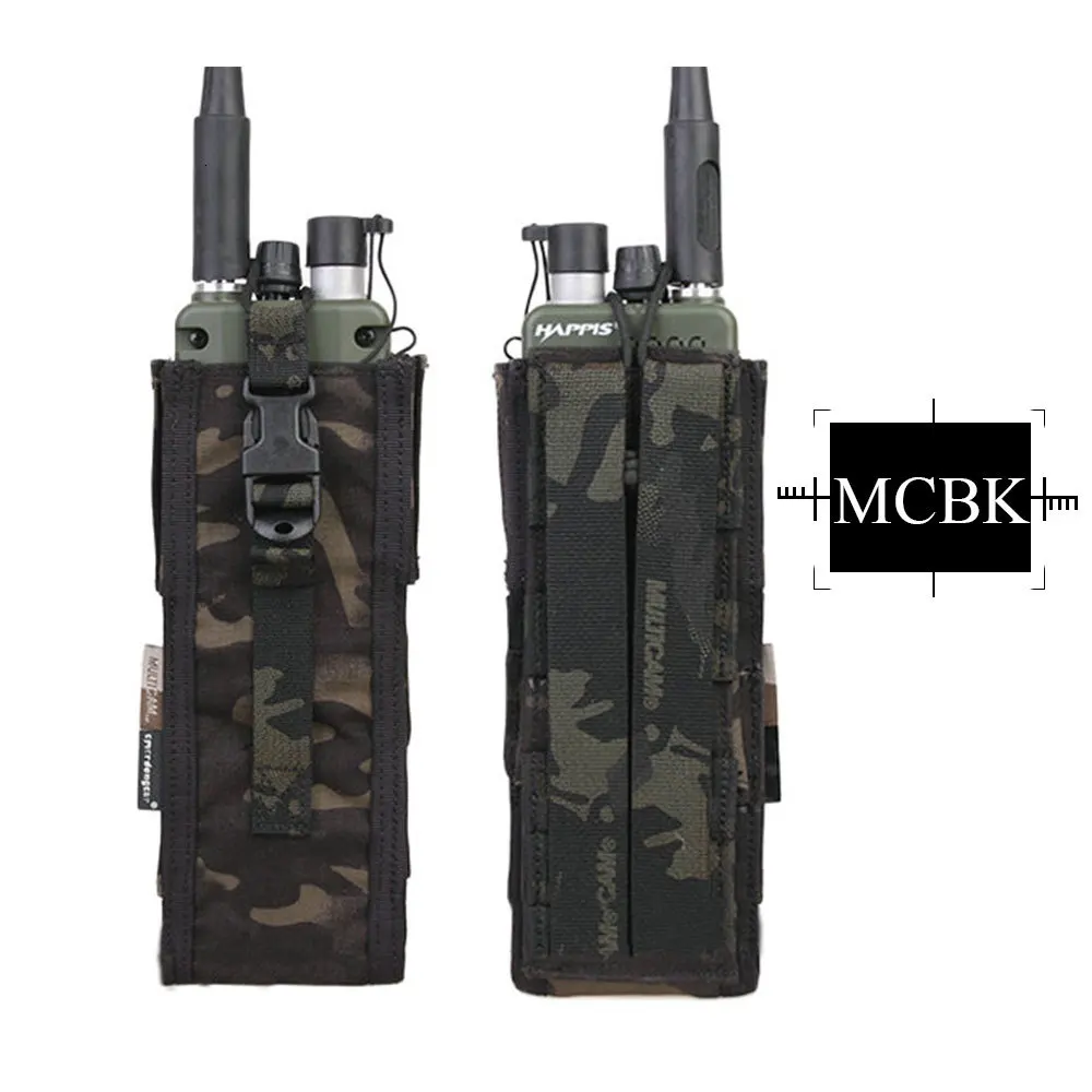 EMERSON gear тактический PRC 148/152 Радио Чехол охотничий Пейнтбол боевое снаряжение для страйкбола Molle Радио Держатель мультикам черный EM8350