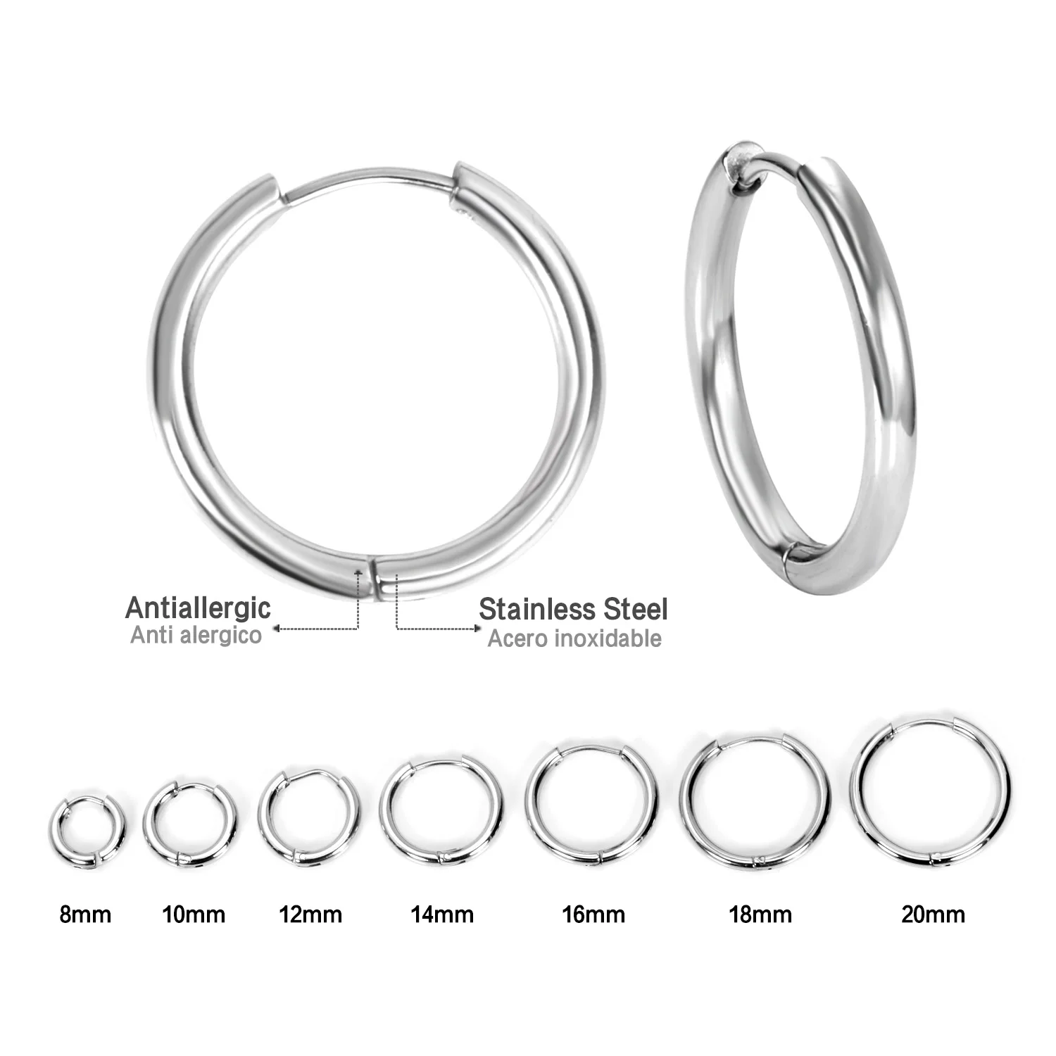 серьги 2021Trendy Small Hoop Earrings for Women Girl Men Coloful Round Circle Earring Brinco Jewelry Accessories Wholesale