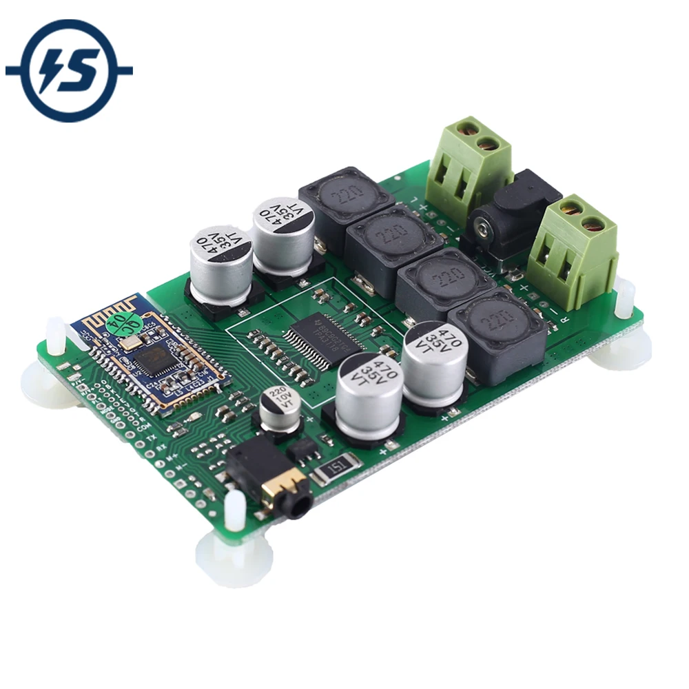 Плата усилителя мощности BK3266 плата Bluetooth V5.0 2x3 0 Вт/20 Вт с поддержкой аудиовхода AUX