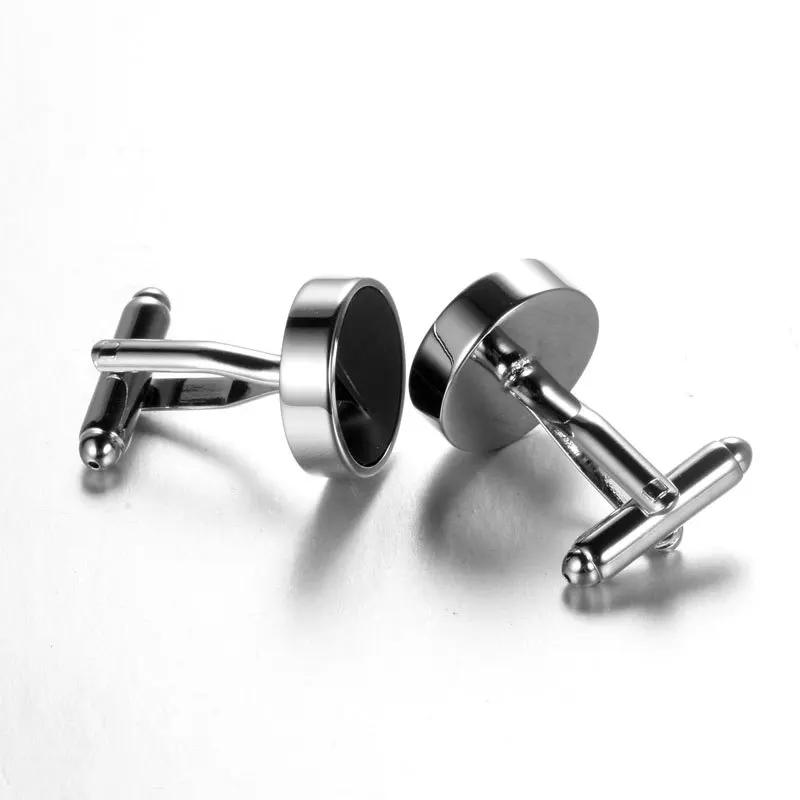 New Designer Onyx Cufflinks AAA Quality French Shirt Cuff Links Gemelos Para Camisas |