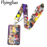 funny cartoon characters neck strap lanyard for keys lanyard card id holder jewelry decorations key chain for accessories gifts