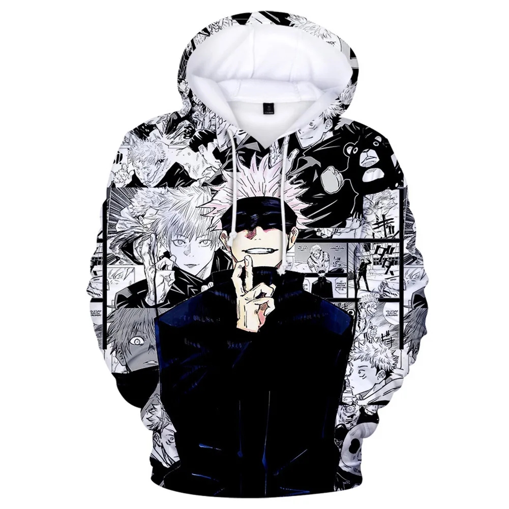 

Jujutsu Kaisen Satoru Gojou Cosplay Hoodie Adult Hooded Sweatshirt Pullover