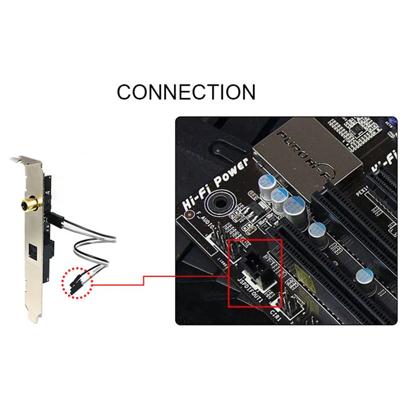 24BIT192KHz SPDIF дочка карта Оптическое волокно коаксиальный цифровой звуковой карты