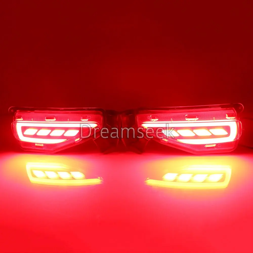 Задний фонарь на бампер для Toyota Fortuner 2015 2016 2017 2018 2019 Светодиодный отражатель