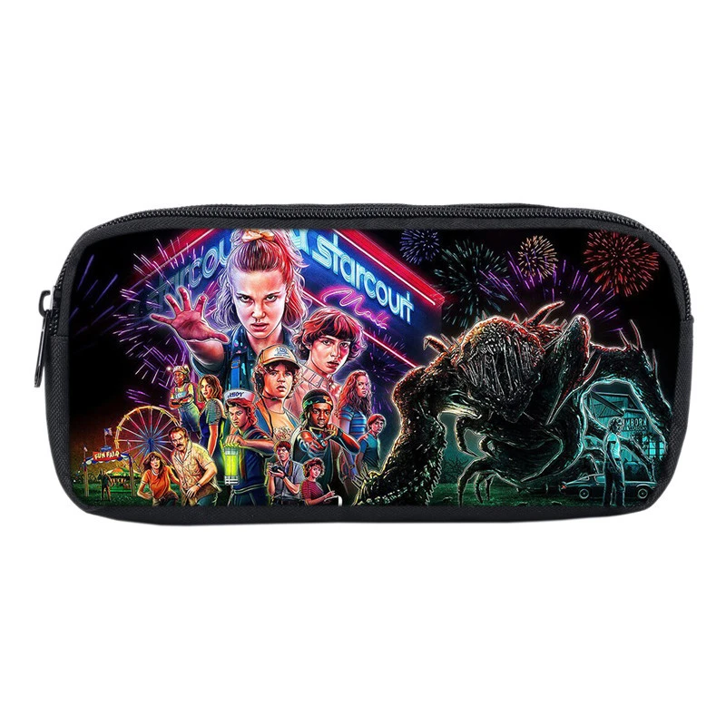 Чехол карандаш Mochila Stranger Things чехол для хранения с принтом тассен 3D школьные