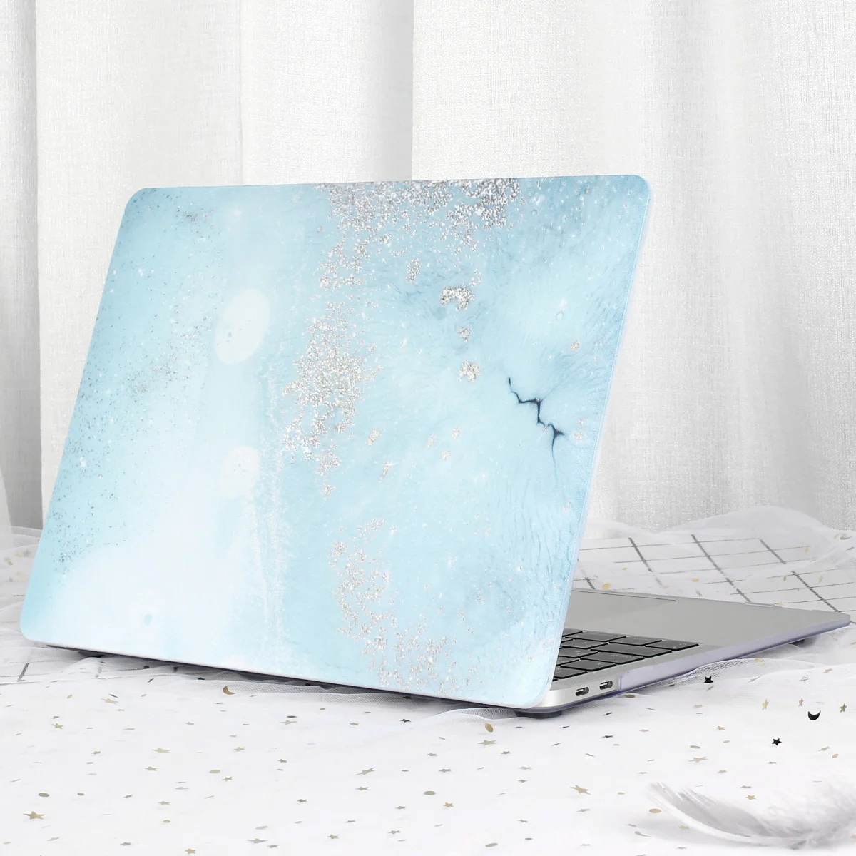 Чехол-клавиатура для ноутбука с мраморным цветочным узором для нового MacBook Air 13 Pro 13,3 15 дюймов retina Touch Bar A2159 A1932