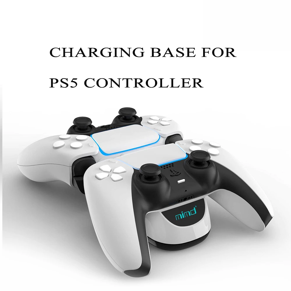 

For PS5 Controller Charger Dual USB Fast Charging Dock Station Stand with USB A Ouput for PlayStation 5 DualSense Accessories