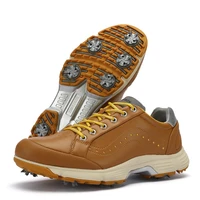 new waterproof golf shoes spikes men luxury golf wears outdoor comfortable walking shoes anti slip walking sneakers male