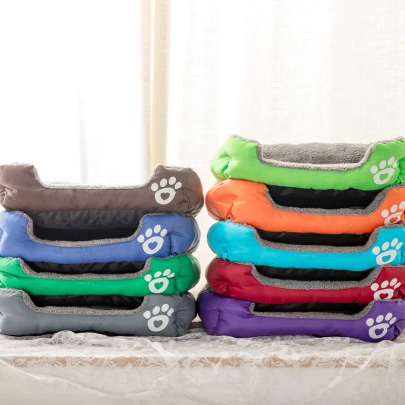 Большая кровать для собаки теплый домик мягкие гнезда корзины собак