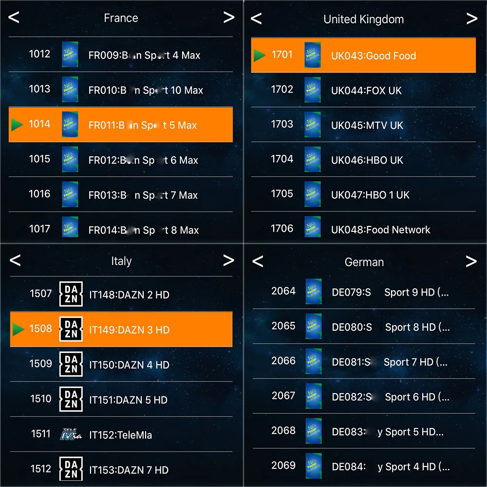 World IP tv Italia M3u подписка французская греческая Турция Испания DAZN Movistatr HBO Moviesmarts для