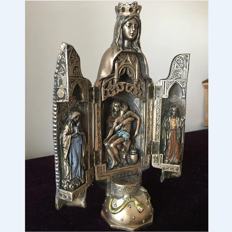 Итальянские сокровища с изображением девы Марии и Иисуса Священное Сердце икона