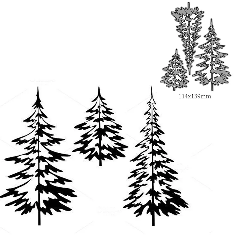 

Metal Cutting Dies tree Decoration Scrapbook Paper Craft Knife Mould Blade Punch Stencils
