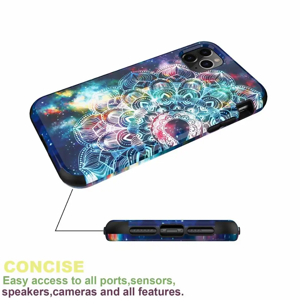 Чехол для телефона с узором для iPhone 11 Pro X Xr Xs Max 8 7 Plus силиконовый чехол жесткий чехол для samsung Galaxy Note 10 10+ 9 8 S10 Plus