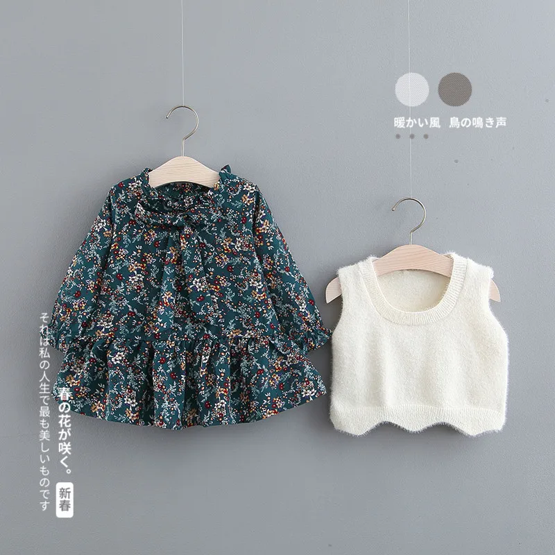 

Autumn Winter Kids Dress Thanksgiving Girl Clothes Toddler Girl Winter Clothes 2 Piece Sets