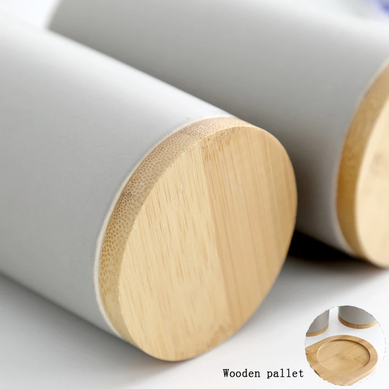 Креативная керамическая бамбуковая стеклянная чашка держатель для зубной щетки