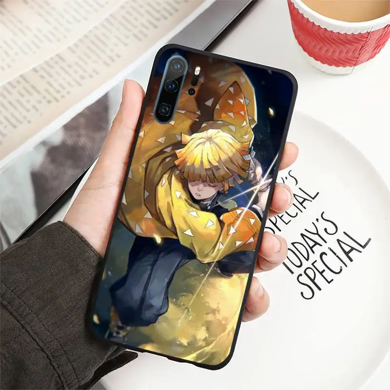 

Anime Demon Slayer Kimetsu no Yaiba Phone Case For Huawei P40 P20 P30 lite Pro P Smart 2019 Mate 40 20 10 Lite Pro Nova 5t