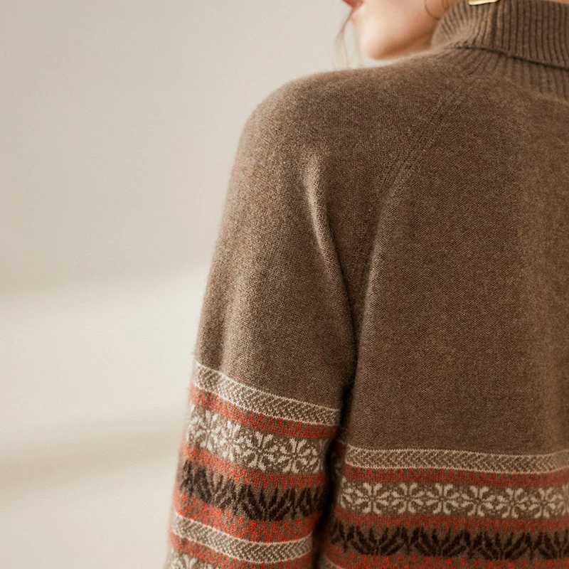 Новинка 2020 пуловер с высоким воротом свитер Женский однотонный Тонкий