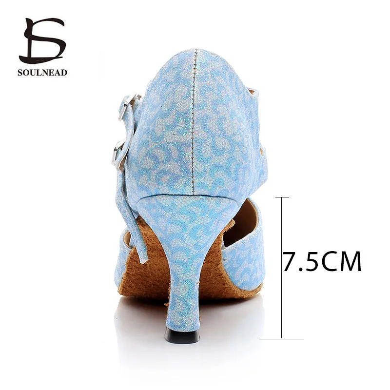 

New Color Salsa Ballroom Women Latin Dance Shoes For Dancing Female Adult Jazz Plus Size Stylish High Heels Pumps Shoes 34-44