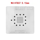 Трафарет W614TB37 BGA для Macbook A2159, булавки IC для реболлинга, припой, Оловянная сетка для растений, с квадратным отверстием Amaoe