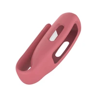 lightweight silicone protective sleeve cover steel clip watch case for fitbit inspire fitbit 2 ace3 smart bracelet