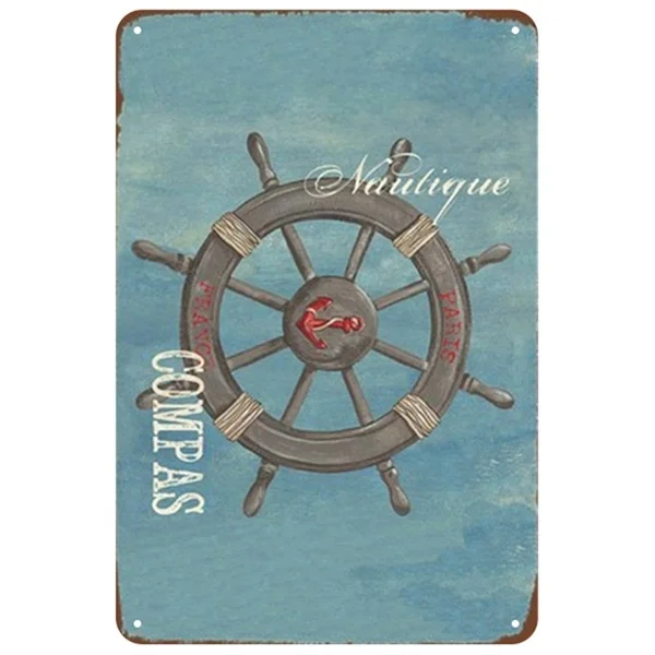 

Compass Metal Tin Sign 8x12 Inch Retro Home Kitchen Bar Pub Bedroom Living Room Wall Decor