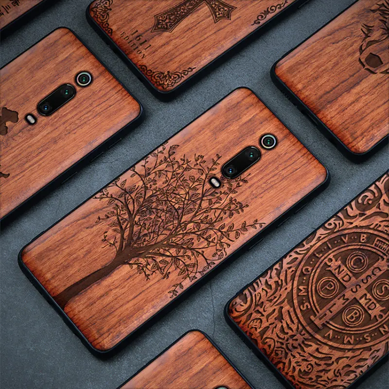 Для Xiaomi mi 9t чехол Boogic Wood funda Red mi k20 Pro Rosewood TPU противоударный задний Чехол для телефона Xiaomi mi 9T Pro Чехол