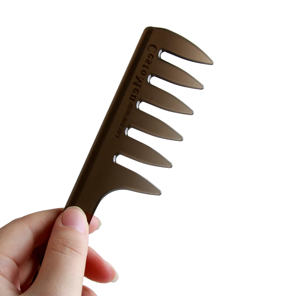 1 шт. широкозубная расческа вилка для мужчин борода Парикмахерская щетка