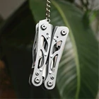 Многофункциональный резак для зачистки кабеля, многофункциональные плоскогубцы с зажимом для выживания на открытом воздухе, карманный инструмент для ремонта