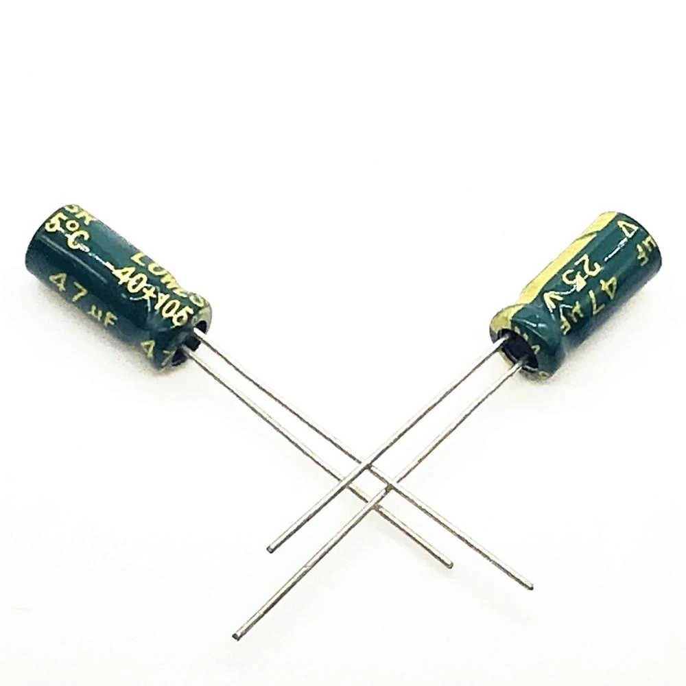 

Алюминиевый электролитический конденсатор, 20 шт./лот s71, 25 в, 47 мкФ, низкое сопротивление ESR/импеданс, размер 5*11 47UF25V 20%