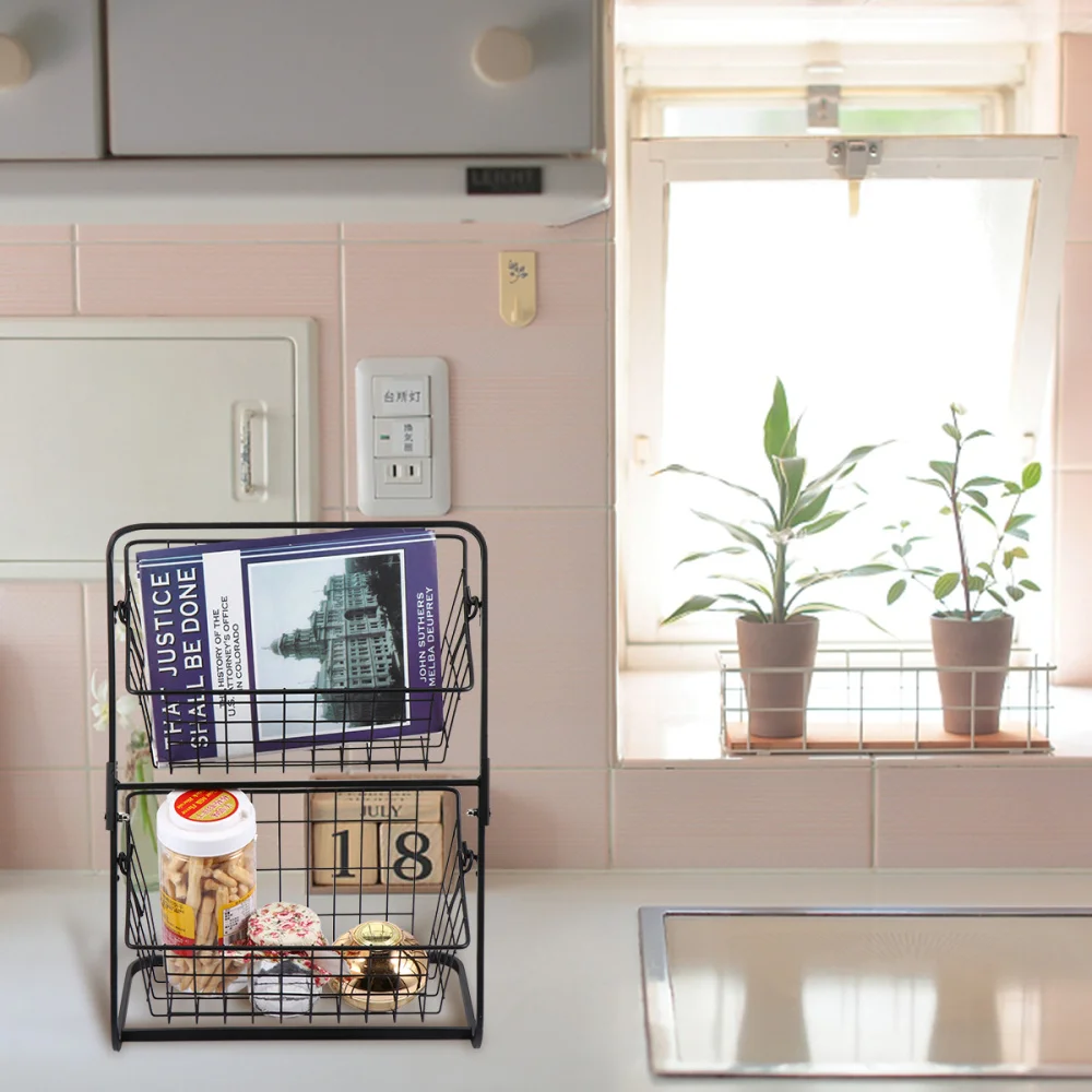 

1 Pc Home Supplies Organizer Storage Rack Snack Cosmetic Storage Basket