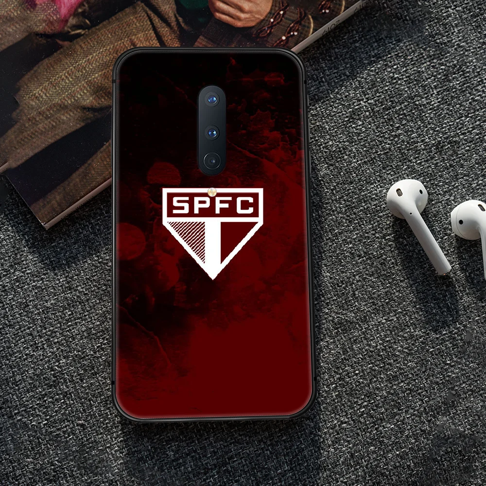 

Sao Paulo Futebol Clube Phone Case Cover Hull For 1+ Oneplus 5T 6 6T 7 7T 8 8T Pro black Cell Soft Prime Pretty Etui Tpu Coque