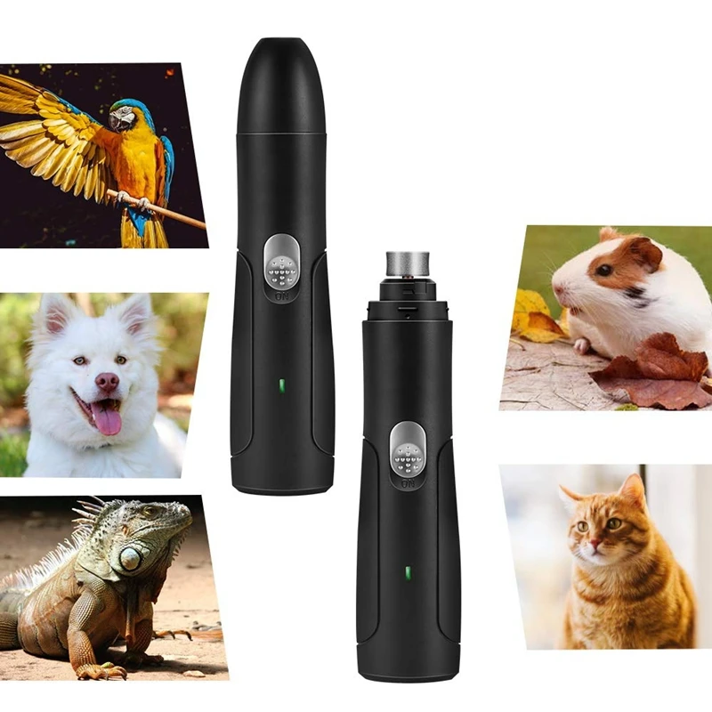 Собачья машинка для ногтей модернизированная 2 скоростная Тихая USB