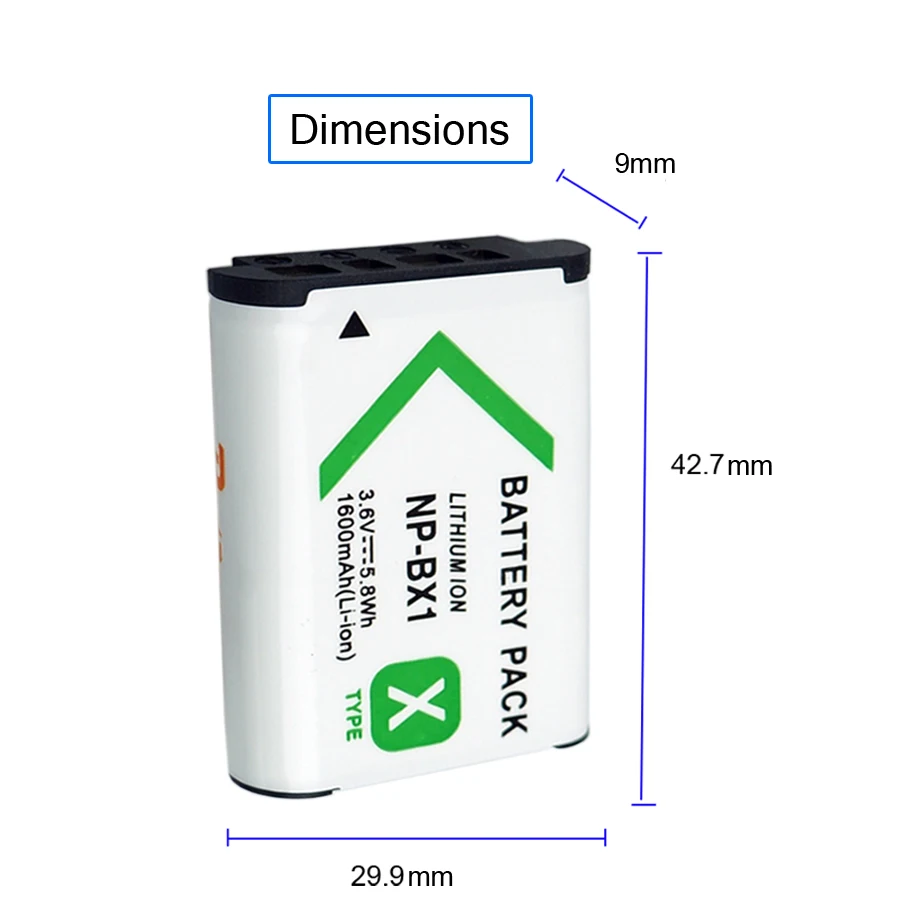 2 шт. NP-BX1 аккумуляторов NP BX1 NPBX1+ двойной bateria зарядное устройство для sony NP-BX1 HDR-AS200v AS15 AS100V DSC-RX100 X1000V WX350 RX1