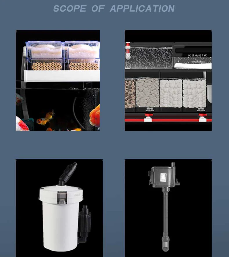 Губка фильтр для аквариума в 8 раз без клея Биохимический хлопок аксессуары