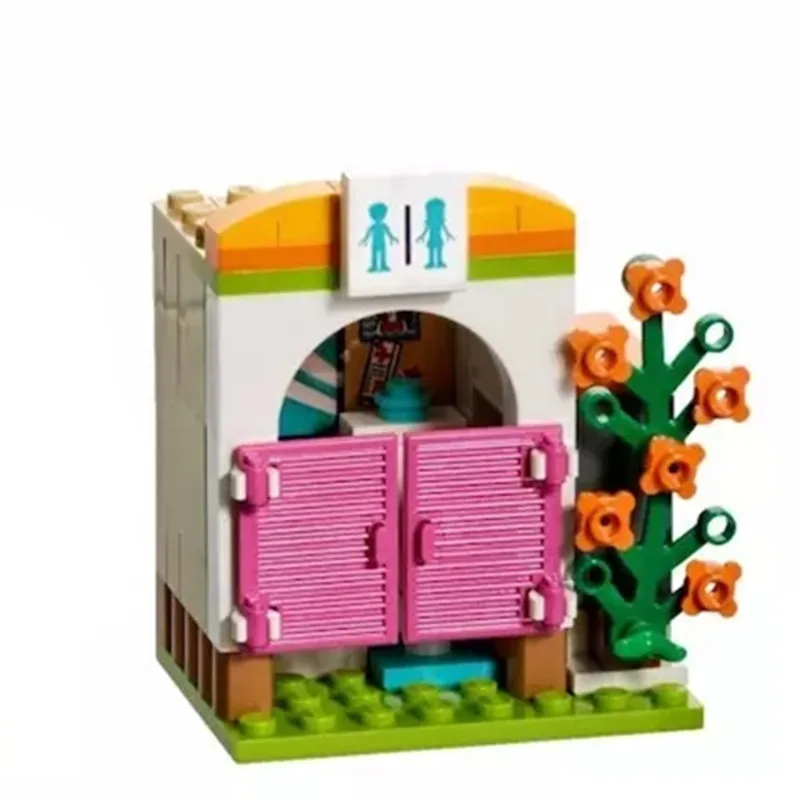 Fit City Friends Princess Dollhouse летний бассейн &quotHeartlake&quot Модель строительных блоков набор