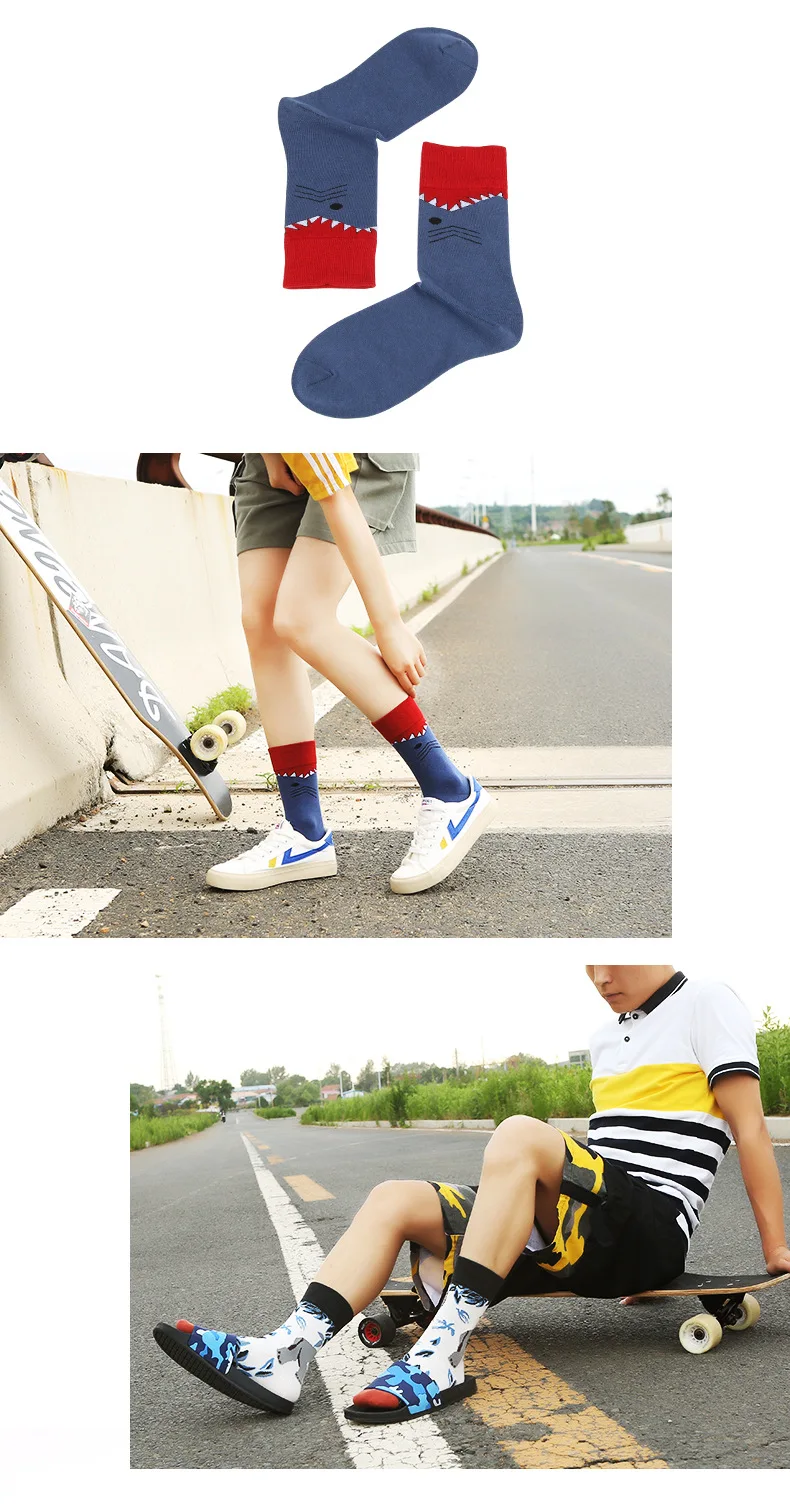 Socks Unisex Different Design Funny Cotton Long Women Men Socks Gifts for Lovers Harajuku Autumn Winter Fashion Happy Sock