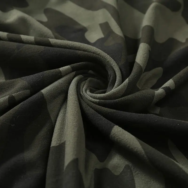 Женская камуфляжная футболка с коротким рукавом и круглым вырезом тонкая топы из