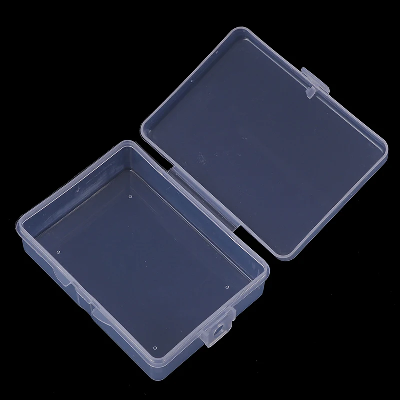

1PC Hot Sale Multifuctional Transparent Plastic Storage Box Clear Square Box Coin Money Jewellery Key Storage Box 9cm*6.5cm*3cm