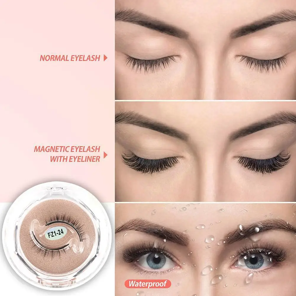 

1pc Self-adhesive False Eyelashes Crystal Box False Thickened Glue-free Eyelashes Naturally Fast Sticking To Eyelashes I4b9
