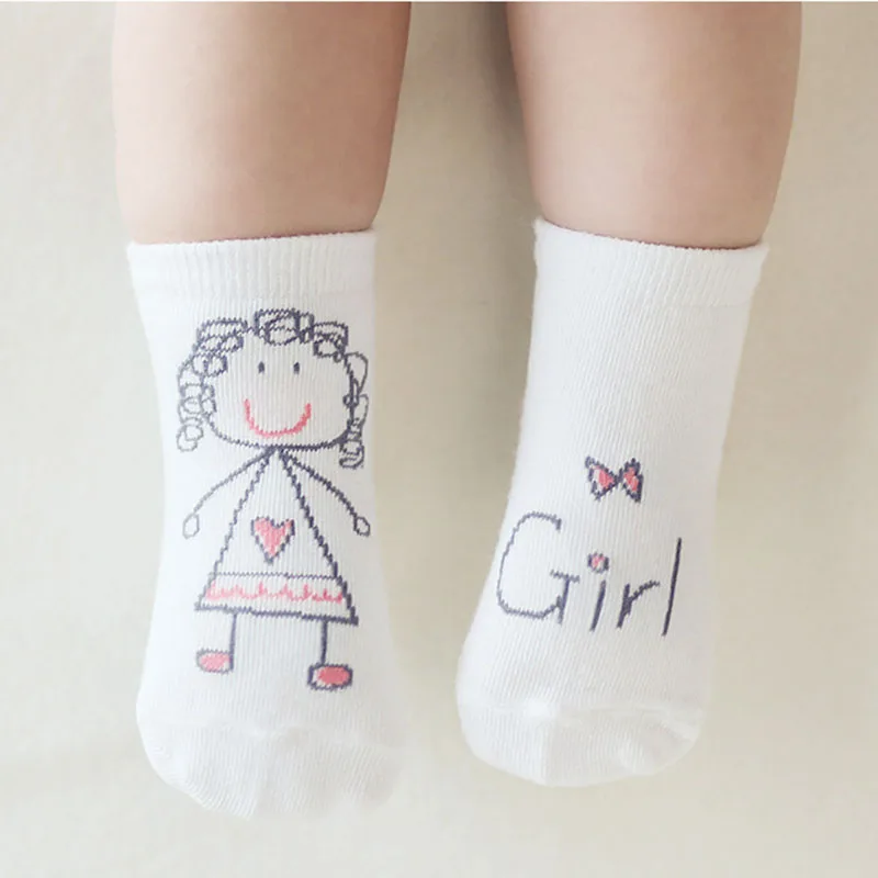 

Cute Spring Autumn Baby Socks Newborn Cotton Baby Boys Girls Cute Toddler Asymmetry Anti-slip Socks for babies winter
