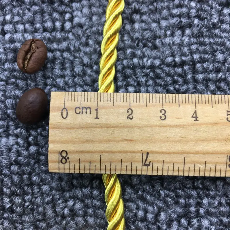 Meetee 10 м 5 мм 3 акции витой хлопок нейлоновые Шнуры Красочные DIY ремесло плетеная декоративная веревка шнурок ремень аксессуары AP477