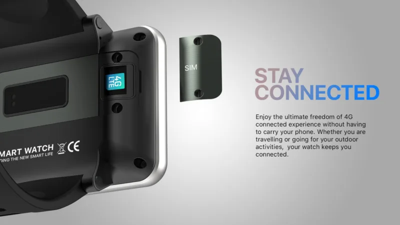 

TICWRIS MAX 4G GPS WiFi Smart Watch 2.86 2880mAh Android Quad Core 32GB Camera