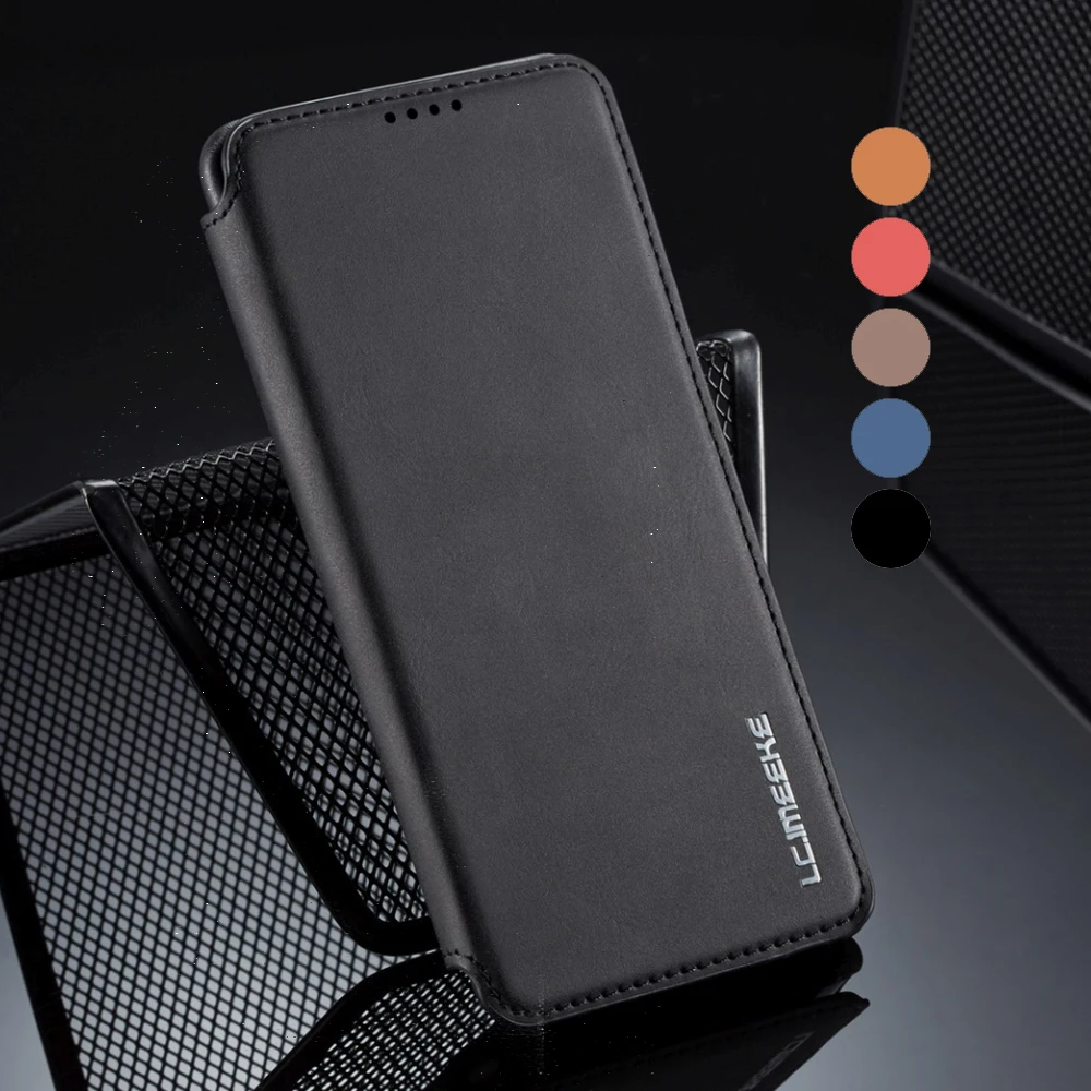 Оригинальный кожаный чехол для телефона Huawei P30 Lite Nova 4e Ультратонкий флип с