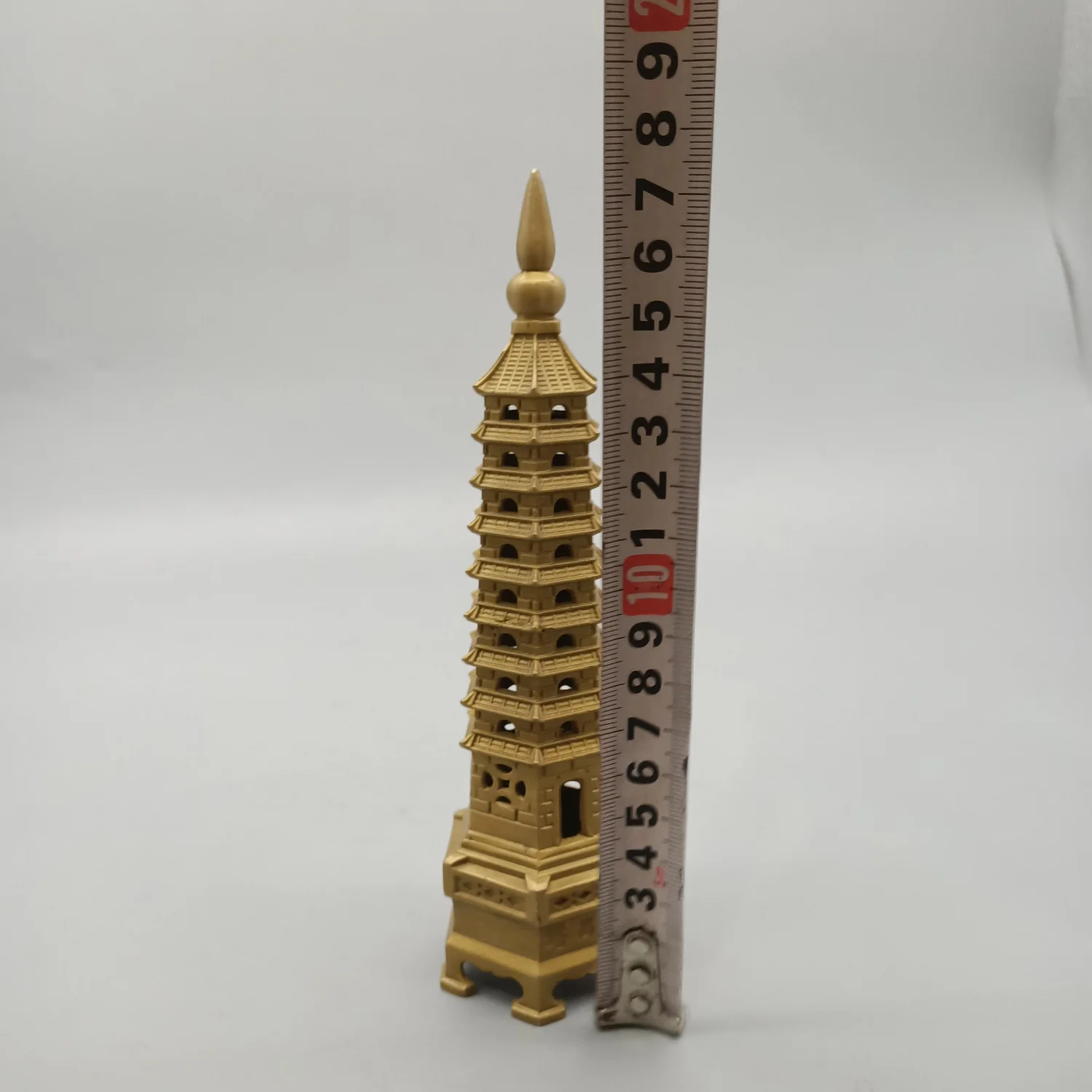 

Exquisite antique brass (Wenchang tower) home decoration