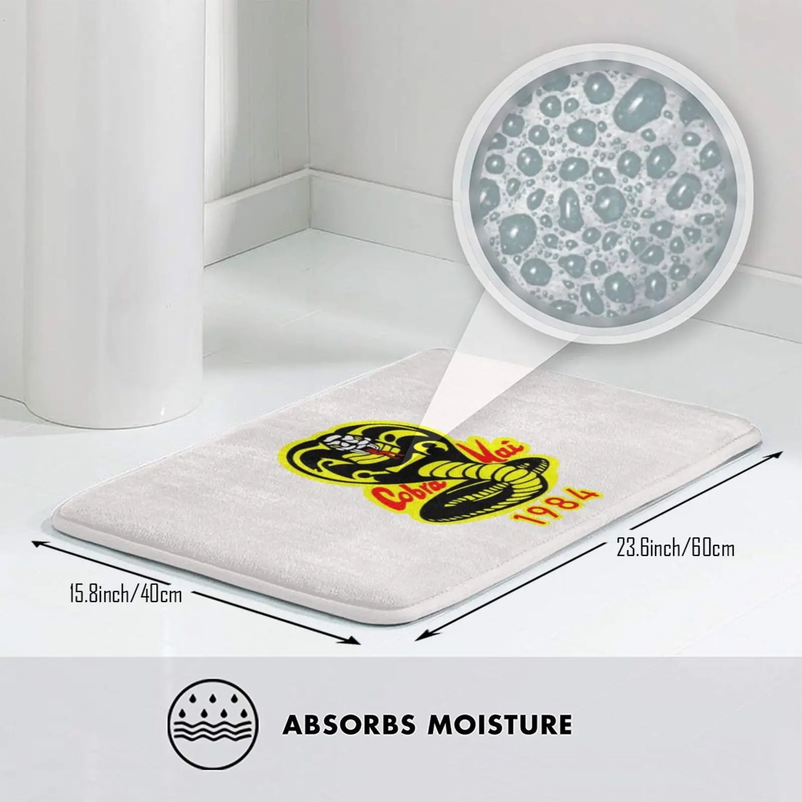 Коврик Kai 1984 нескользящий коврик для входной двери в спальню никогда не умирает