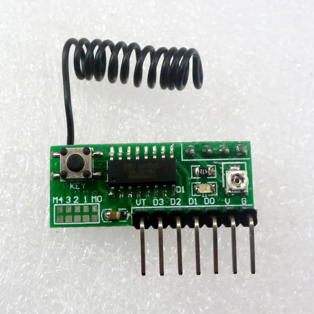 433 92 МГц ASK/OOK беспроводной переключатель DC5V наборы беспроводного управления RF Link