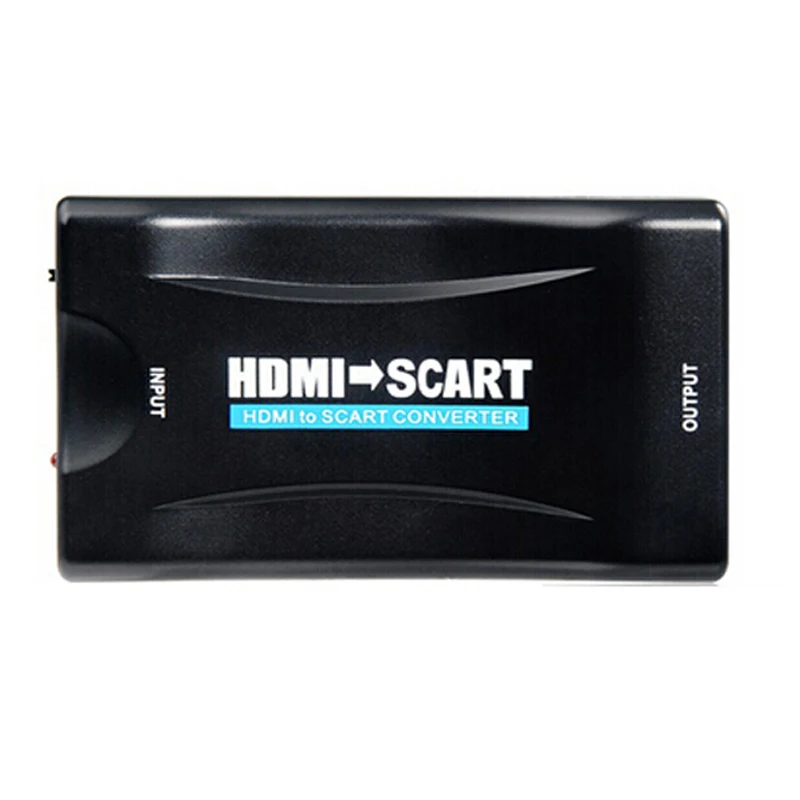 HDMI в Scart AV конвертер адаптер HDMI в Scart out поддерживает до 1080 P/60 hz HDMI вход(видео+ аудио поддерживается через scart