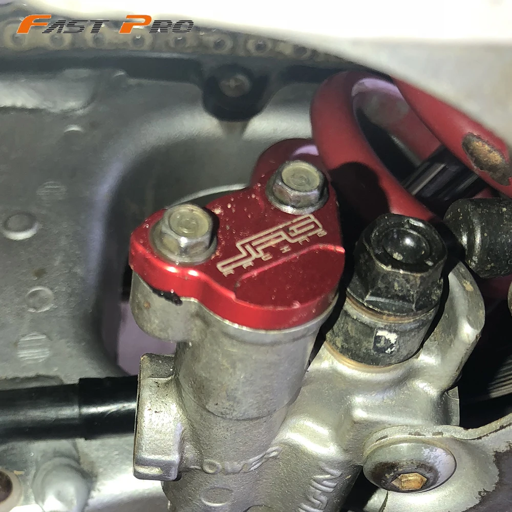 Задний тормозной резервуар для мотоцикла CNC крышка жидкости HONDA CR125R CRF250R CRF250X CRF450R
