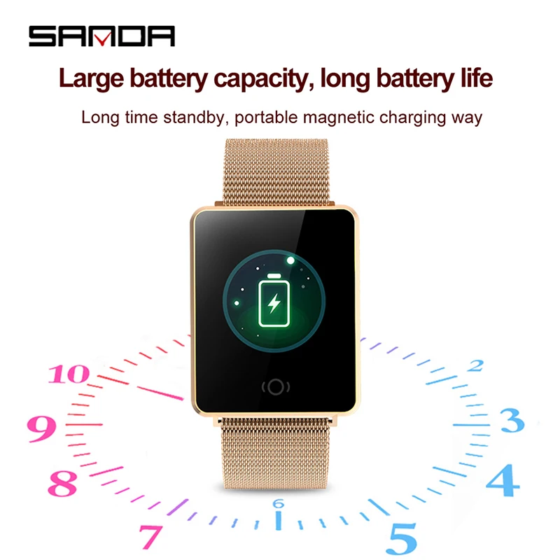 Reloj inteligente 2019 Смарт часы CK26 золотые пульсометр кровяное давление монитор сна